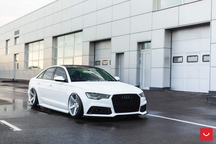  Audi S6 Sedan on Vossen Wheels (CV3R) 2017 года  (фото 10 из 16)